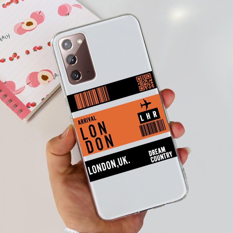 Чехол для Samsung Note 20 5G SM-N981B Популярный Цветок Тонкий Мягкий Силиконовый Чехол для Телефона для Samsung Galaxy Note20 Ultra 5G Funda Capa