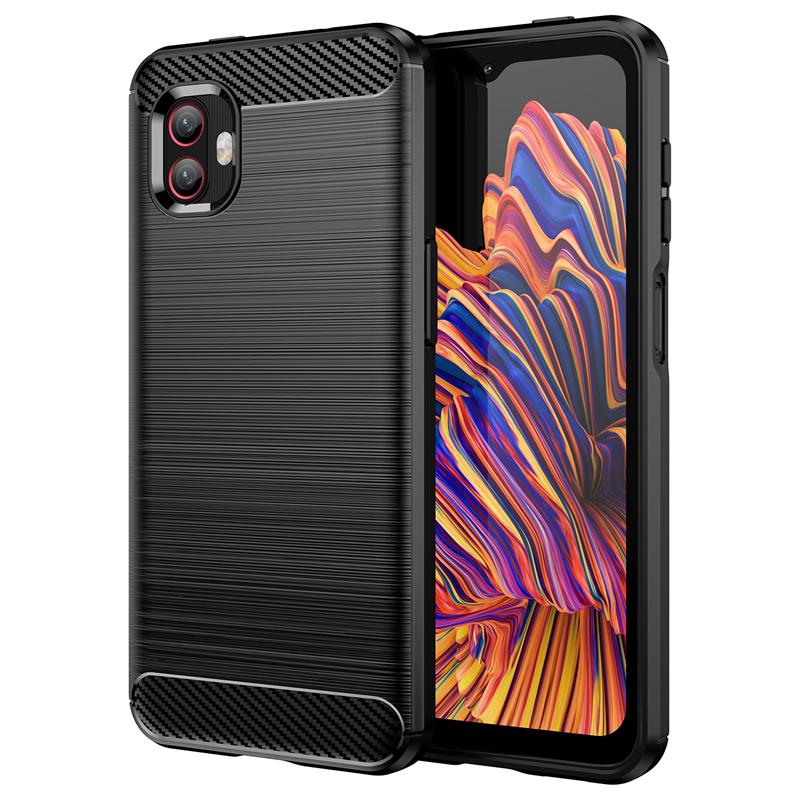 For Cover Samsung Galaxy X Cover 6 Pro Case Samsung Galaxy XCover6 Pro Silicon Carbon Fiber Case For Samsung X Cover 6 Pro Cover