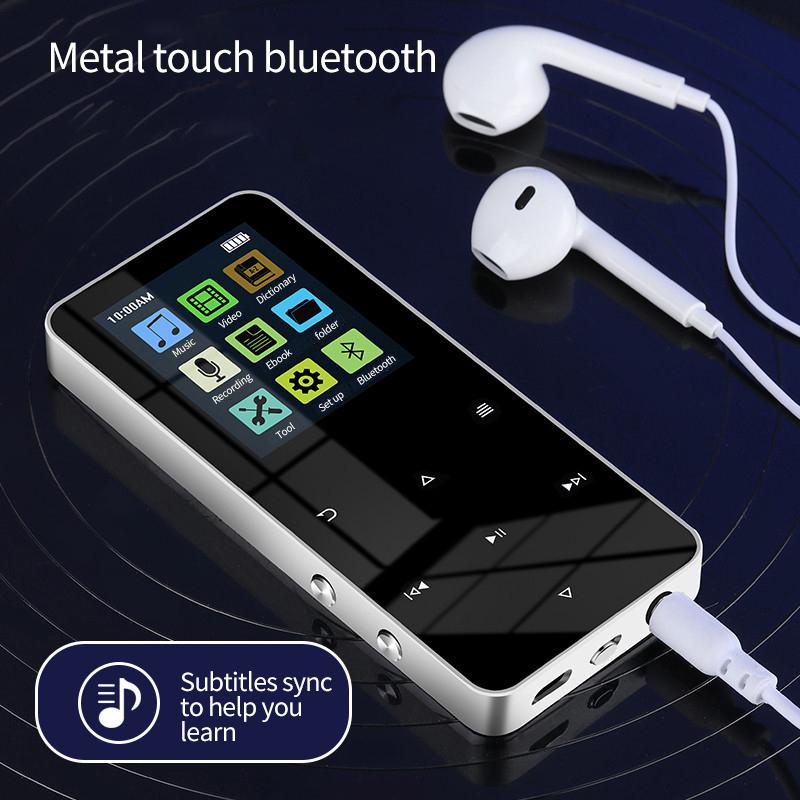 Поддержка Mp3, многоязычная металлическая сенсорная электронная книга, будильник, цветной сенсорный экран, шагомер, встроенный динамик Mp4, 1,8 дюйма