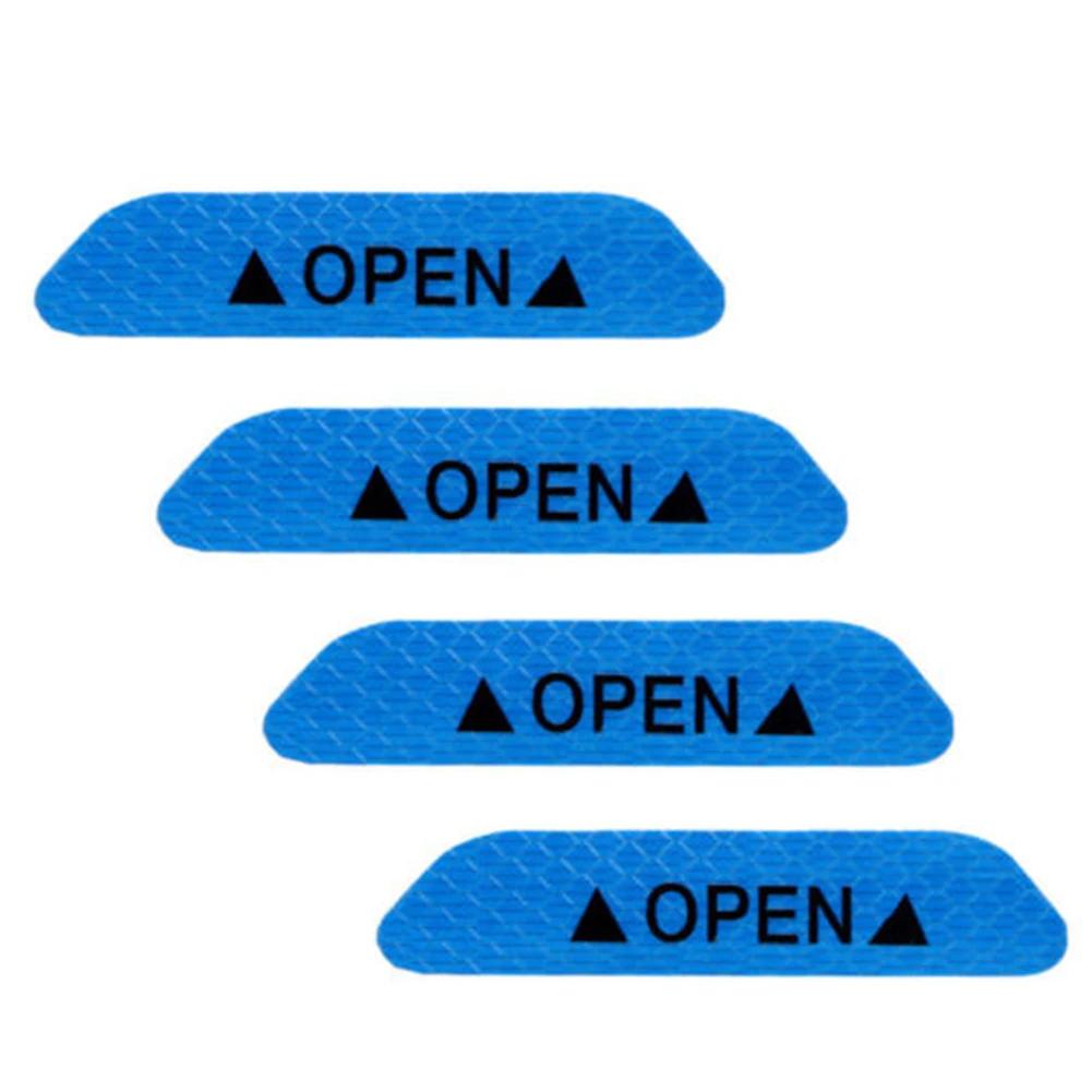 2Pcs Car Safety Warning Decal Mark Car Reflective Stickers Tape Reflective Strips Car Accessories Exterior Car Reflector Sticker