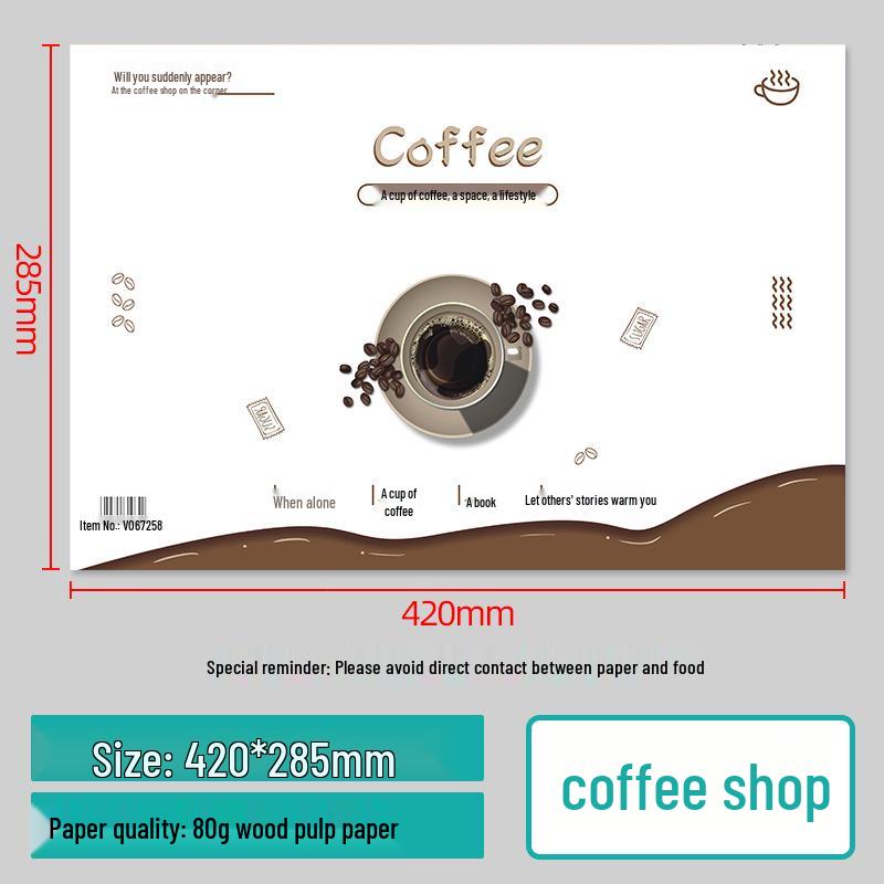 Reusable A3 Disposable Sushi Tableware Mats - Oil-Absorbing Paper Trays for Japanese Cuisine