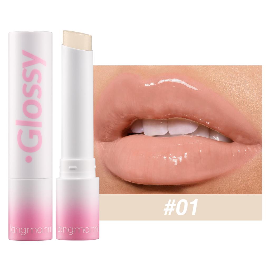 Langmanni 8-цветная увлажняющая помада, увлажняющая, питательная, пухлая, глазурь для губ, желейная помада, супер питательная помада