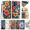 Для Oukitel C26 Кожаный чехол Oukitel C5 2025 Расписная бабочка Кошелек с отделениями для карт