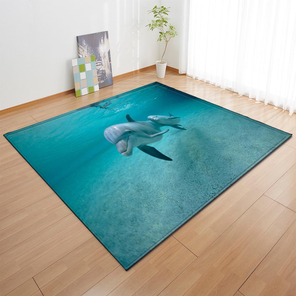 Animal Large Carpet Feather Wind Bedroom Floor Mat