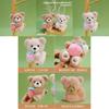 Plush Teddy Bear Keychain With Short Plush Material For Gift And Accessories
