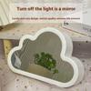 DIY Handmade Cloud Tulip Night Light Mirror Atmosphere Light Desktop Ornament,Battery Operated