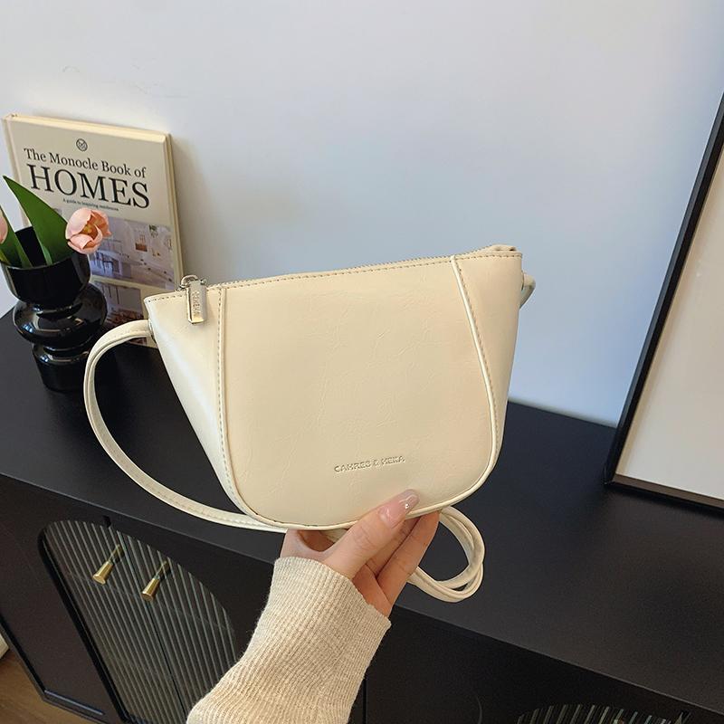 Модная сумка через плечо с буквенным принтом для женщин, новые универсальные сумки на одно плечо для поездок на работу, простые красные сумки-ведра из искусственной кожи