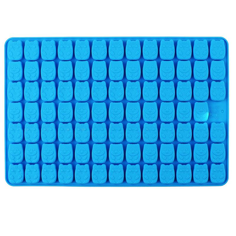 Пористая мультяшная силиконовая форма для конфет с изображением животных, шоколада, помадки, желе, льда, формы для выпечки, украшения торта, инструмента для мыла, рождественский подарок