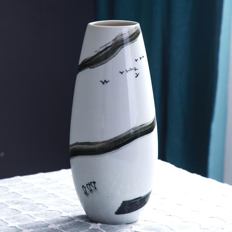 Современная китайская керамическая ваза для сухих цветов – Креативное украшение для дома