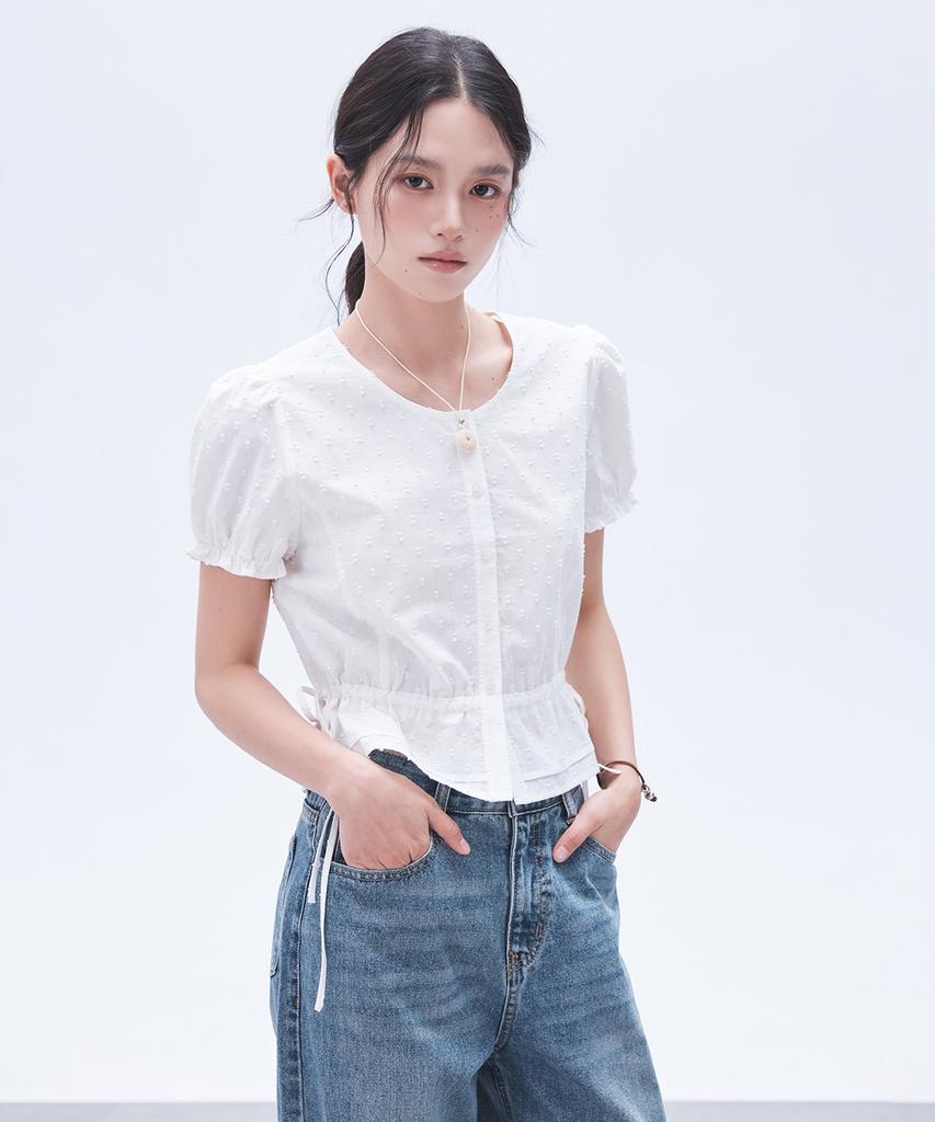 MIXXO String Frill Blouse_Miwbwg512G Miwbwg75Qg