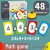 Карточная игра с математическими формулами для учеников начальной школы - Обучающий инструмент для мальчиков и девочек