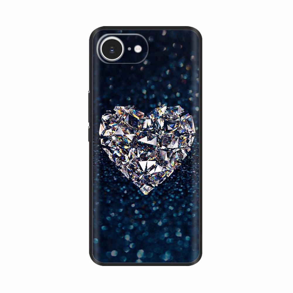 For iPhone 16e Case Black Silicone Painted Case For iPhone 16e Cover TPU Anti-drop Phone Protector Cover For iPhone 16 E Cases