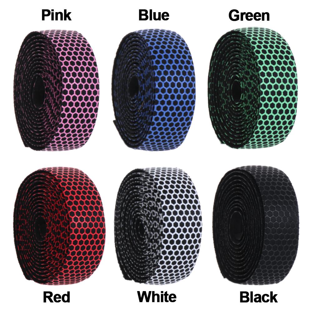 1 Pair Silica Gel Absorption Anti-slip MTB Tape Wrap Road Bicycle Bike Handlebar