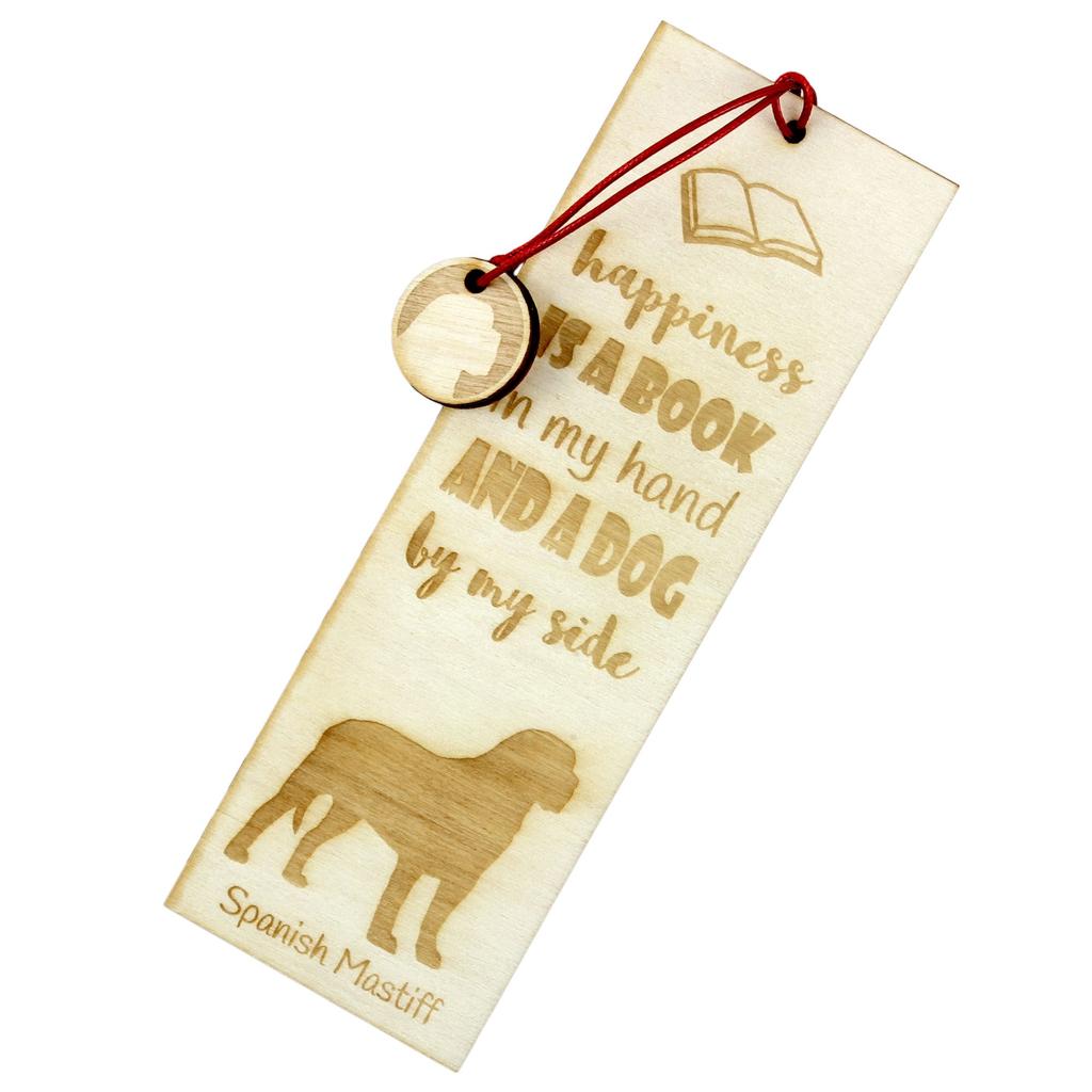 Spanish Mastiff, Mastín Español – Dog bookmark, personalized bookmark – Design 02 | Art-Dog