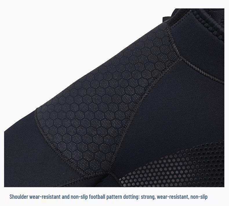 Гидрокостюм OUZO7mm CR Super Elastic с длинным рукавом - Толстый, Защищающий от холода для серфинга, фридайвинга и подводного плавания