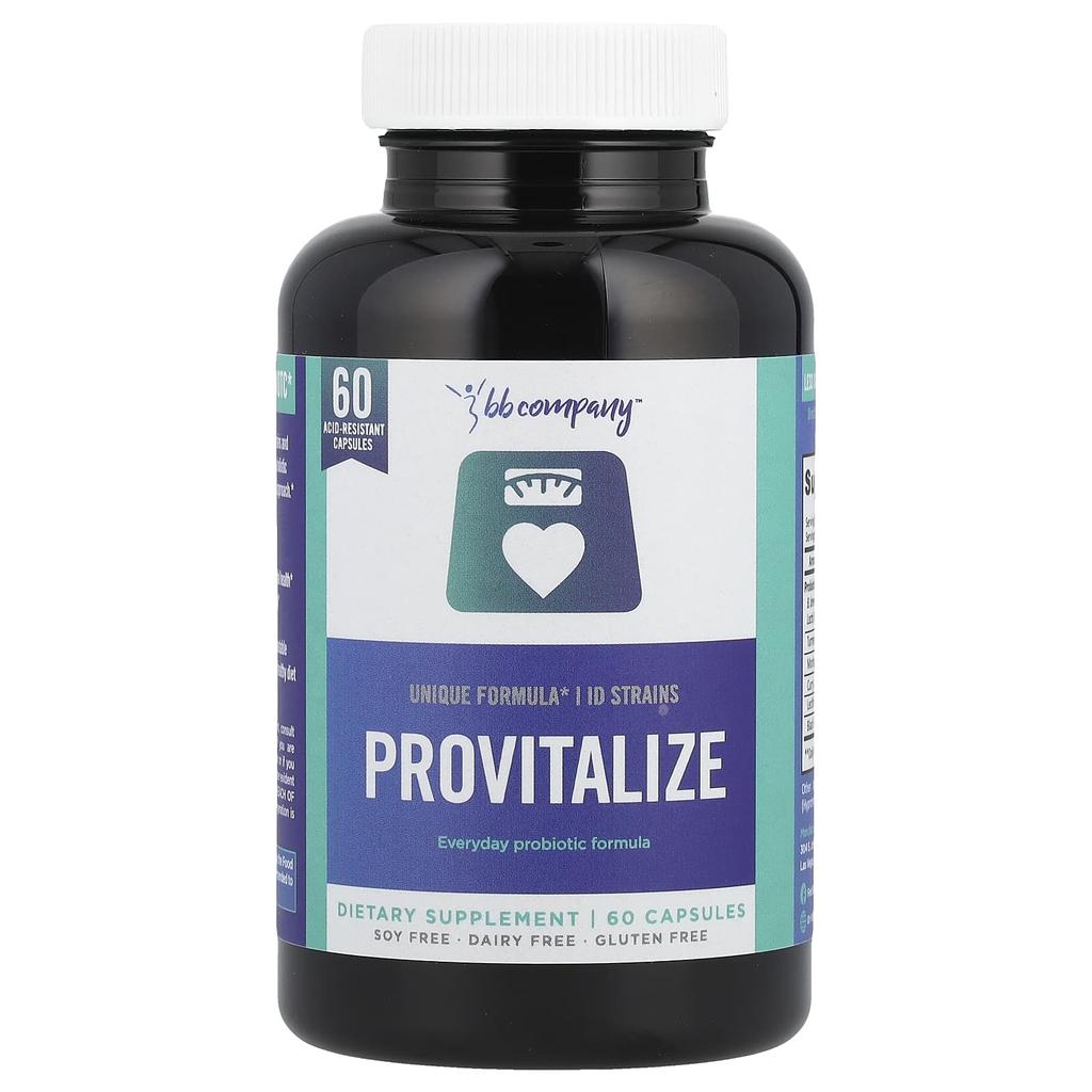 BB Company, Provitalize, 60 Acid-resistant Capsules