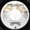 7-дюймовая пластинка CARPENTERS Sweet Sweet Smile 2008S AM Records 1977 US Pop Б/у