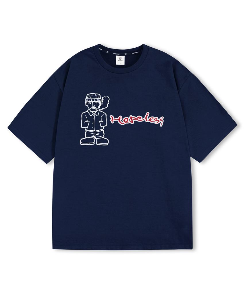 TOPBOY Leon Oversized Short Sleeve T-Shirt (Type B)