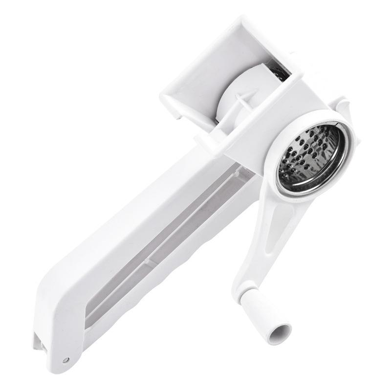 Handheld Rotary Cheese Grater Cheese Hand Grater Kitchen Craft Stainless Steel Cheese Vegetable Grater Shredder With Handle