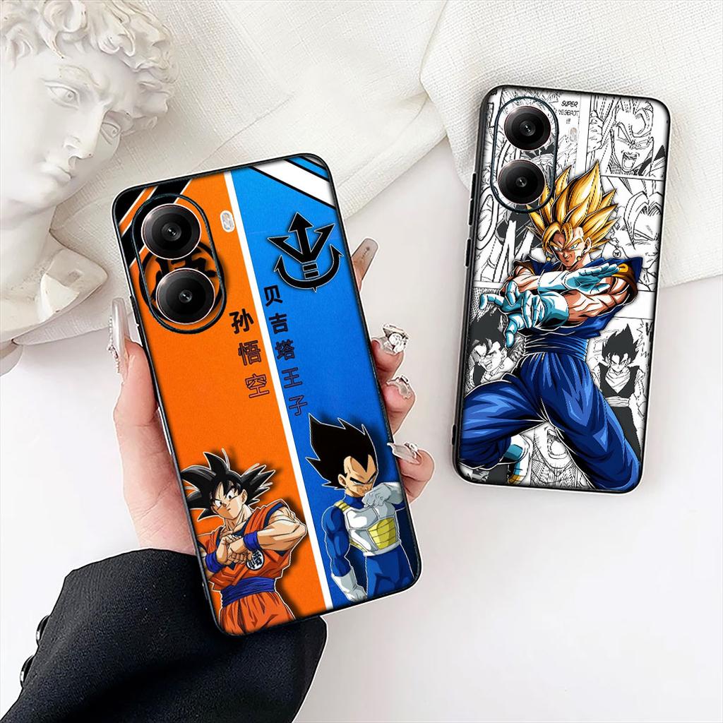 Мультяшный Дракон Gokus Ball Веджета Чехол для телефона для Apple iPhone 16 17 Air 14 15 Pro Max Plus 16+ 16E 14+ ProMax Защитный чехол