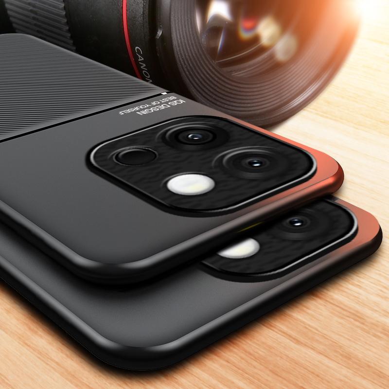 Текстурированный магнитный чехол для телефона OnePlus 13T с полной защитой четырех углов, противоударный и устойчивый к падениям