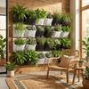 Plastic Wall Flowerpot Self Watering Planting Box Vertical Planter  Vertical Garden