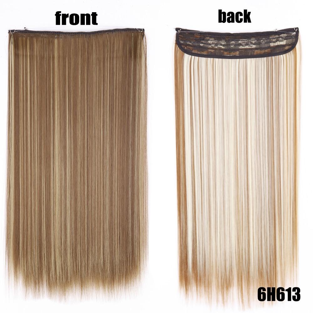 XINRAN 22-дюймовые модные женские волосы для наращивания, устойчивые к высоким температурам, синтетические волны, длинные волосы без клипс, невидимый парик для лески