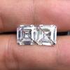 Cellacity White Short Square Aschi Mosanite 0.5 Cct-7.0 CT-D Color Laboratory Grown Diamond GRA Certificate