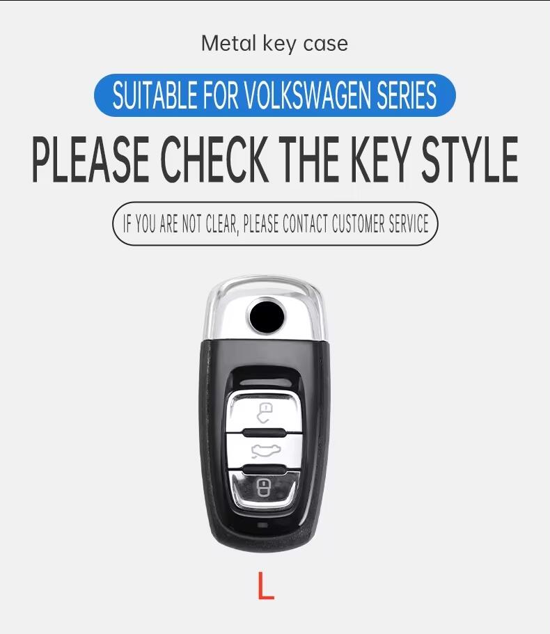 For VW High Quality Leather Car Key Case Cover Shell Fob Holder For Volkswagen VW Tiguan Touran Caddy Beetle Jetta Eos Golf Po
