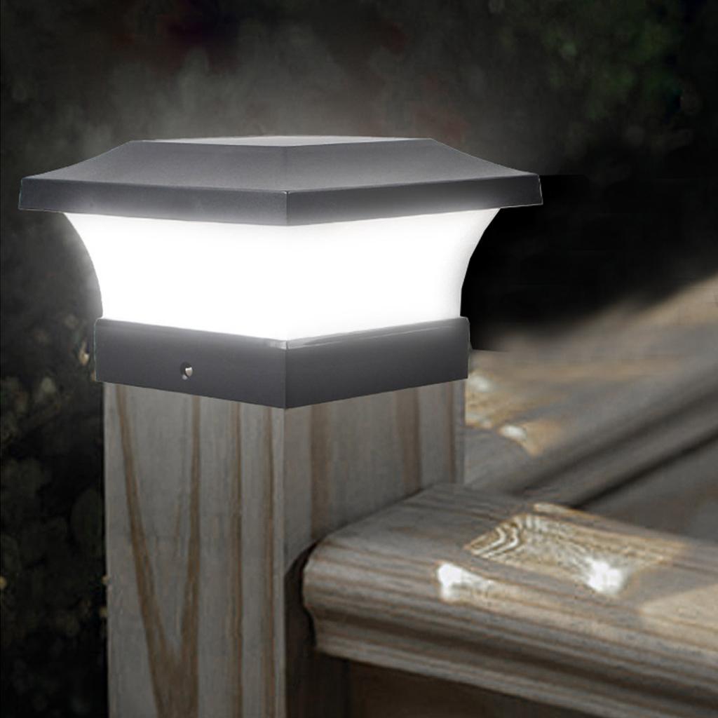 Светодиодные солнечные лампы IP65 водонепроницаемые светодиодные фонари для ограждения настила солнечные фонари для столбов уличные патио сад солнечные фонари Stigma