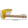 Wear-resistant Bird Cage Feeder Paw Grinding Parrot Wood Perch Bird Feeding Cup  Pet Bird Supplies