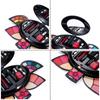 Профессиональная палитра для макияжа с зеркальным блеском для губ, лаком для глаз, тушью для ресниц, ногтей и женщин для девочек K U0F2
