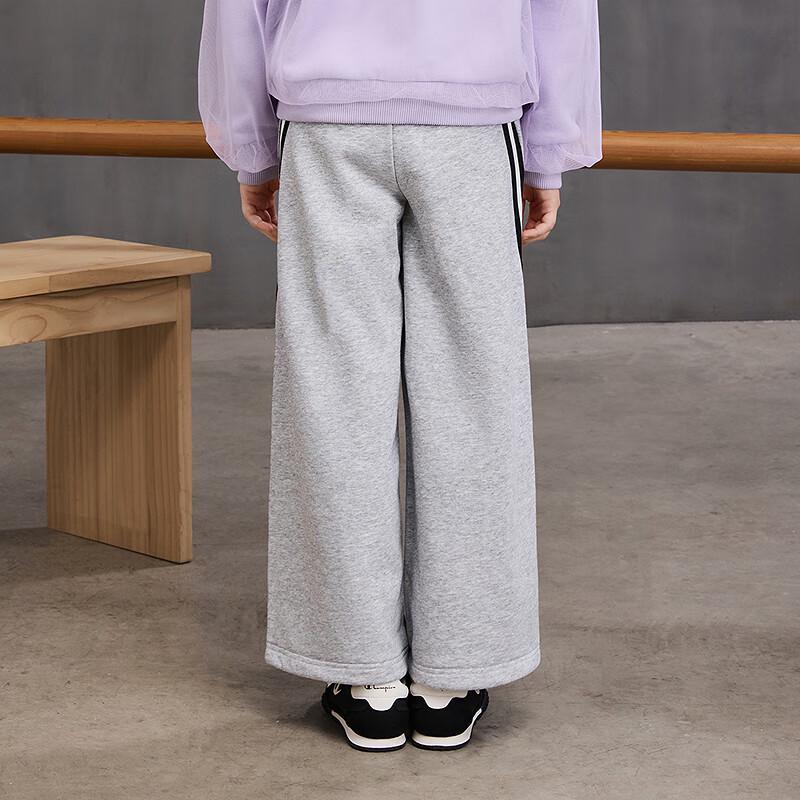 Champion Kids' 2025 Fall Embroidered Stripe Drawstring Wide-Leg Pants