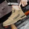 Men's Shoes Spring 2024 New Trend Sports Martin Boots Men's Non-slip and Wear-resistant Construction Site Thick-soled Work Safety Shoes