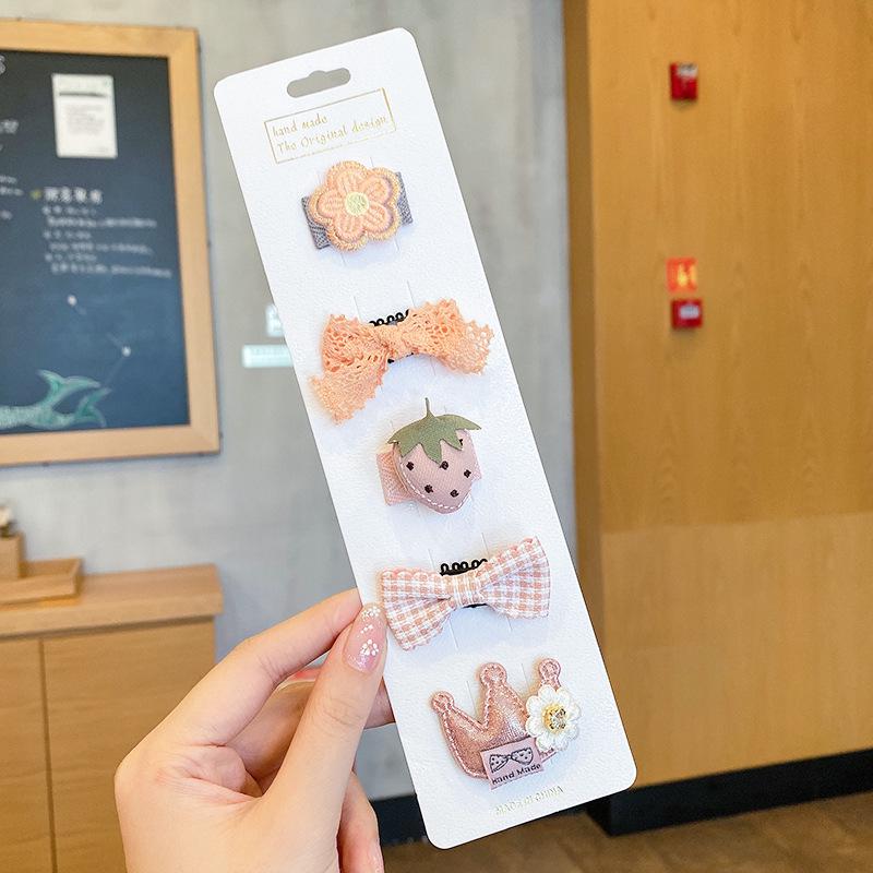 Adorable No-Damage Hair Clips for Baby Girls