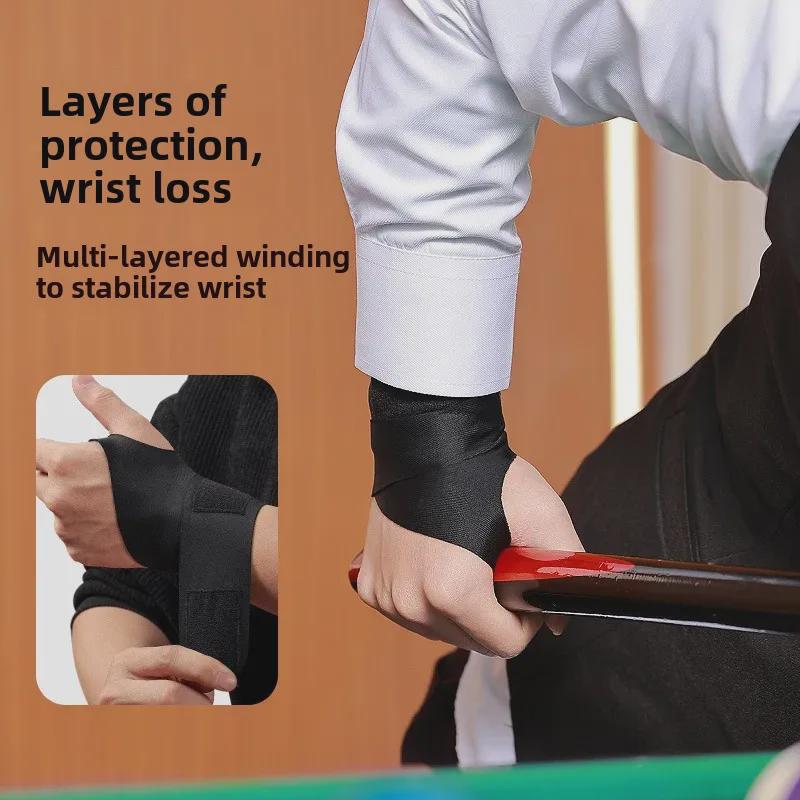 Перчатка для бильярда с поддержкой запястья для улучшения прицеливания и тренировок по снукеру - HW15