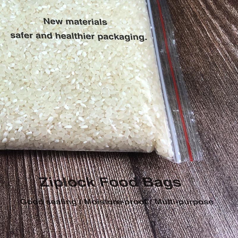 100 шт./упаковка Самозакрывающиеся пакеты Zip Lock Самоклеящиеся Прозрачные Пластиковые Полиэтиленовые Пакеты Упаковка для Хранения Продуктов Многоразовые Вакуумные Пакеты для Свежести и Организации