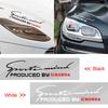 1Pc Car Front Head Light Eyebrow 3D Sticker Decorator Sport Design for Civic Xrv Hrv Crv Brv City Accord Fit Jazz Insight Pilot Passport Stepwgn