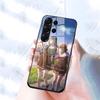 Чехол для телефона S-Sound E-Euphonium для Samsung S26 S25 S24 FE S23 S22 S21 Plus S20 Ultra Note20Ultra Черная стеклянная крышка