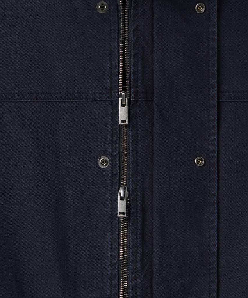 Musinsa Standard Pigment Canvas Hunting Jacket [Navy]