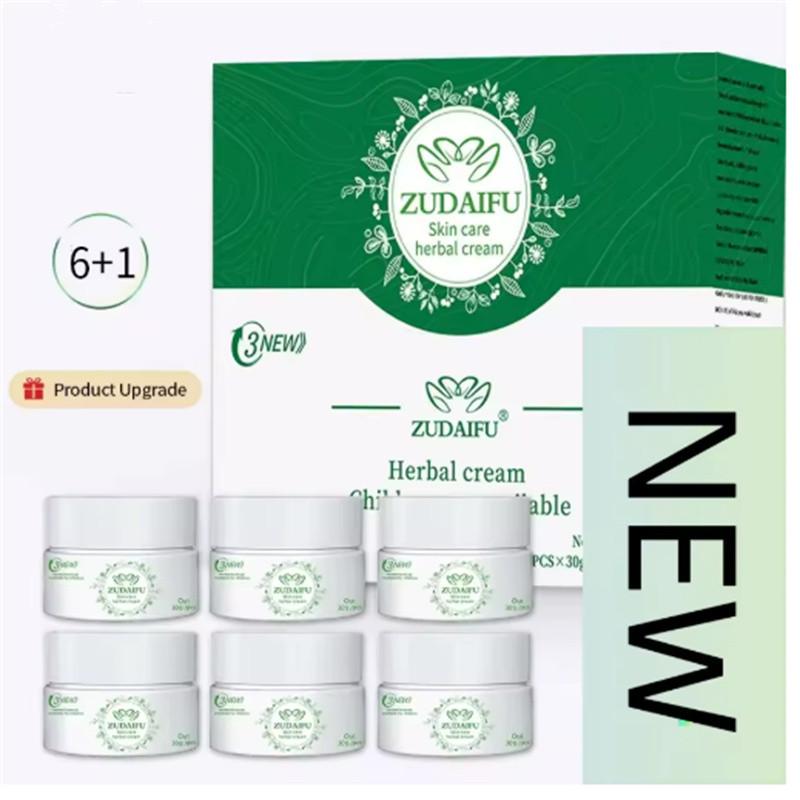 6 шт. по 30 г и 1 шт. 15 г ZUDAIFU Травяной крем нового третьего поколения Красота Розовый Крем для ухода за кожей тела Набор