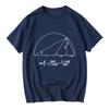 Summer New Science Math Trigonometric Function Formula Short Sleeve Man Women T-shirt Student Cotton Autumn and Winter Innerwear