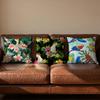 Tropical Parrots Palm Leaves Cushion Cover Soft Reversible Durable Pillow Cover MultiScene Use for Home Car Daily Comfort