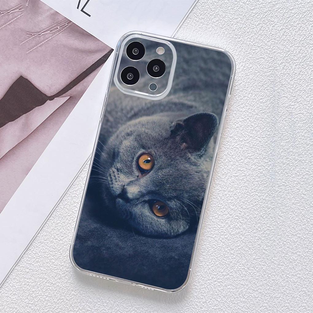 Мультяшный кот Котенок Кошки Чехол для телефона для Motorola Moto G13 G14 G53 G54 G62 G72 G82 G84 E13 E20 G42 G32 G23 G22 Мягкий чехол