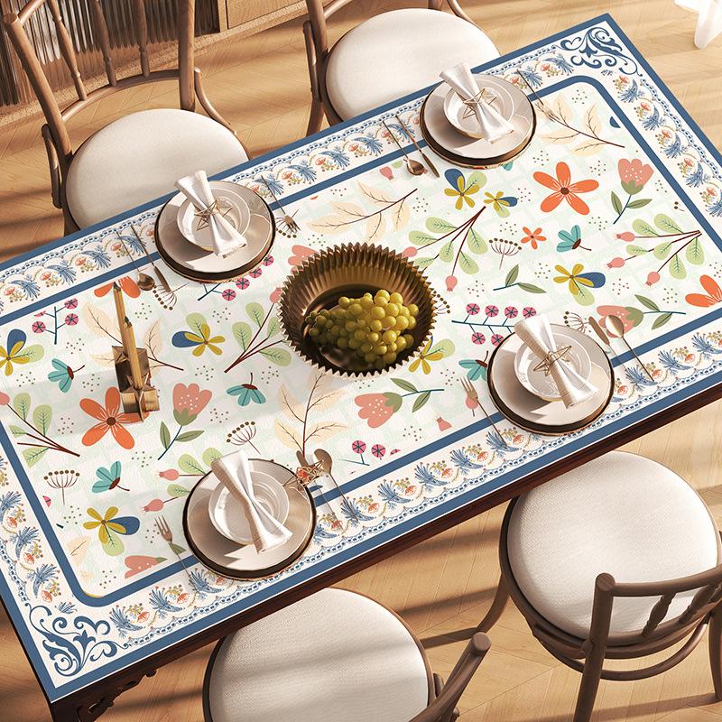 Luxury American Leather Desk Mat: Waterproof, Oil-Proof, Dust-Proof Dining and Coffee Table Protector