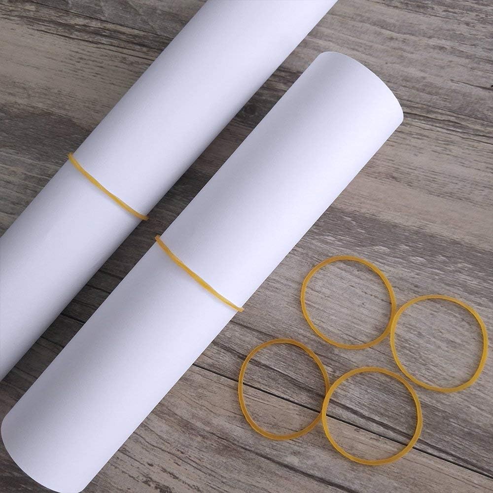 AMUU Rubber Bands Small 650 pcs size16 Rubber Bands 38mm #16 Rubber Band for Office Supplies School Home Elastic Band