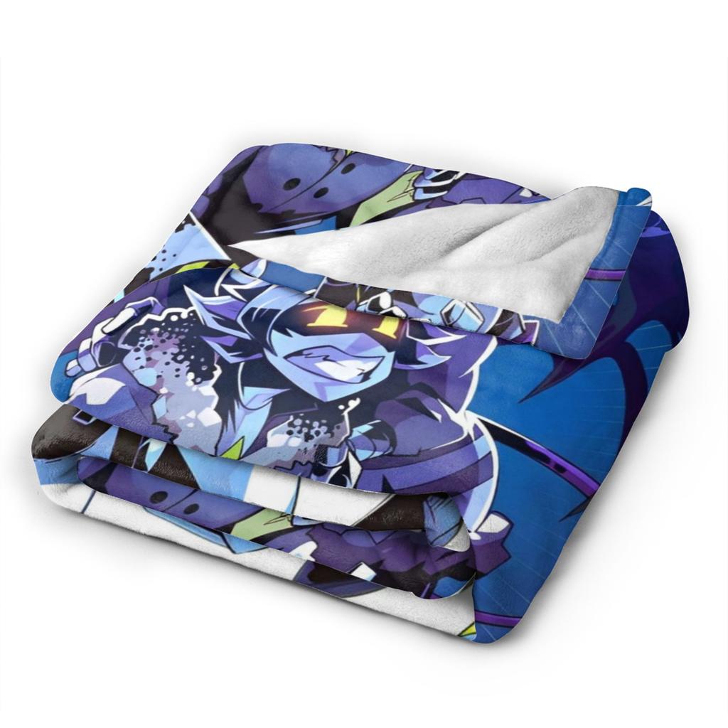 Murder Drones Blanket Uzi Doorman Wool Funny Breathable Throw Blanket for Bedspread Winter