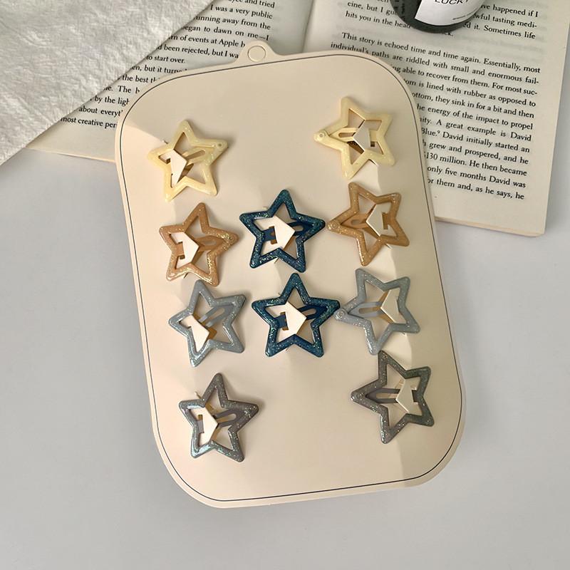 10pcs Children Hair Pin Dot Simple Colorful Hair Clips for Girls Princess Sweet Hair Clips Headwear Girls Kids Hair Accessories