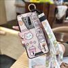 Kickstand Anti-dust Phone Case For Blackview BV6900 Wrist Strap Ring Cartoon Anti-knock Waterproof Cute Dirt-resistant