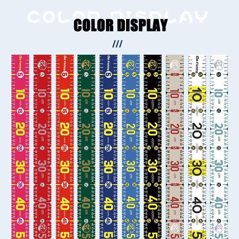 Водонепроницаемая линейка для измерения рыбы 130 см, складная рыболовная измерительная лента, наклейка, рыболовные принадлежности, снасти, инструмент